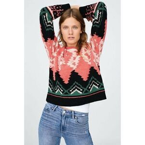 NWT ANTHROPOLOGIE Sz XL NIEVES PULLOVER ABSTRACT SWEATER X ALDOMARTINS